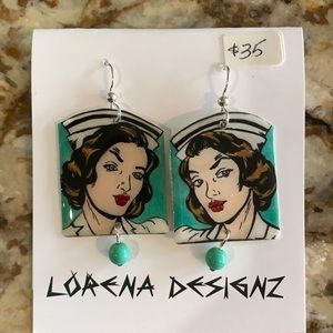 RETRO NURSE earrings
